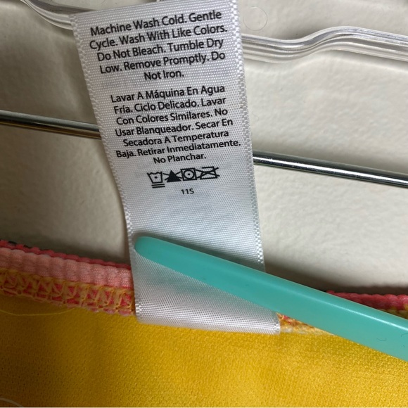 Wonder Nation high-rise girl bikini bottom XXL Yellow multicolored - Picture 5 of 8